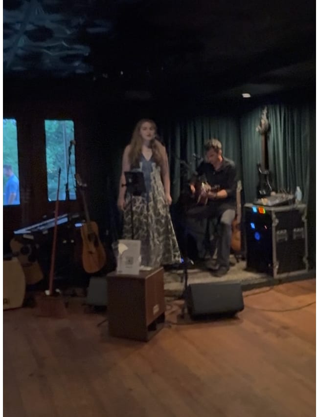Stella Gavitt live in concert at The Tornado Room, Leiper's Fork, Tennessee